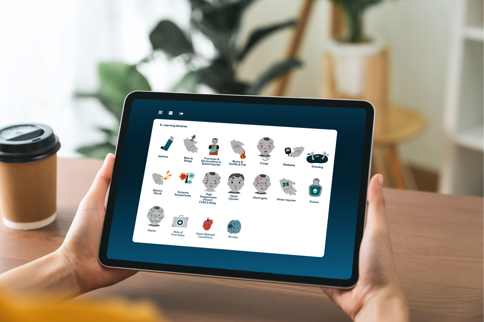 E Learning Modules Mock Up